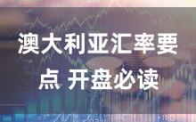 澳大利亚汇率要点 开盘必读