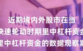 近期境内外股市在当前热点快速轮动时期里中杠杆资金的数据观察案