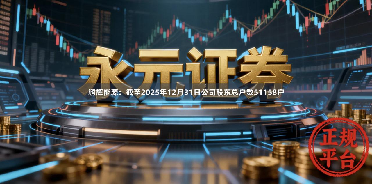 鹏辉能源：截至2025年12月31日公司股东总户数51158户